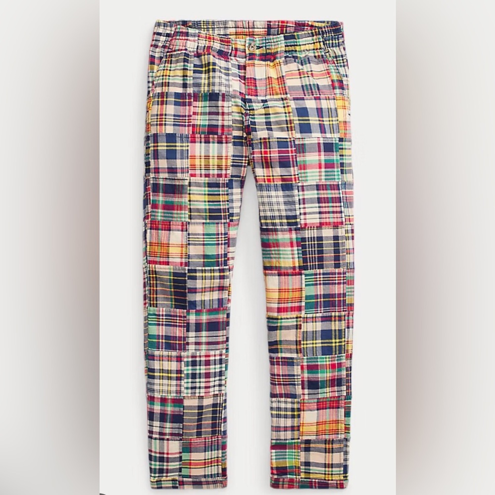Ralph Lauren Boys Madras pants Size 7 *like new*
